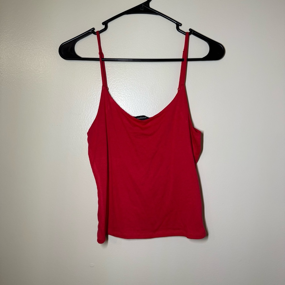 Ambiance Vibrant Red Camisole Top
